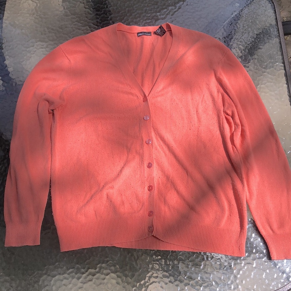 Silk pink button down